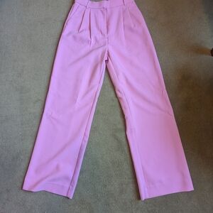 Abercrombie & Fitch Pink Wide Leg Pants